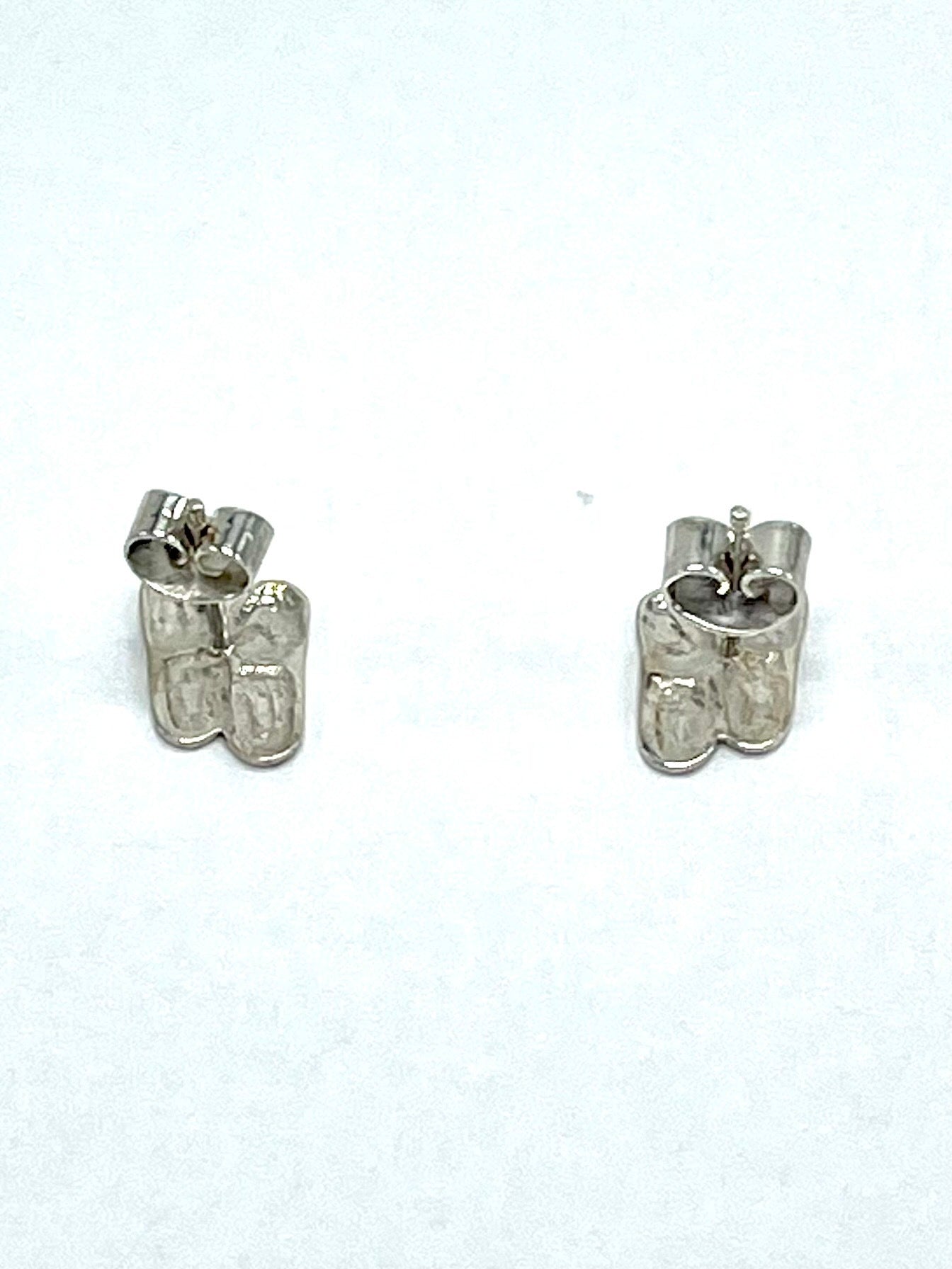 Sterling Silver Ballet Slippers Ballerina Shoes Stud Earrings