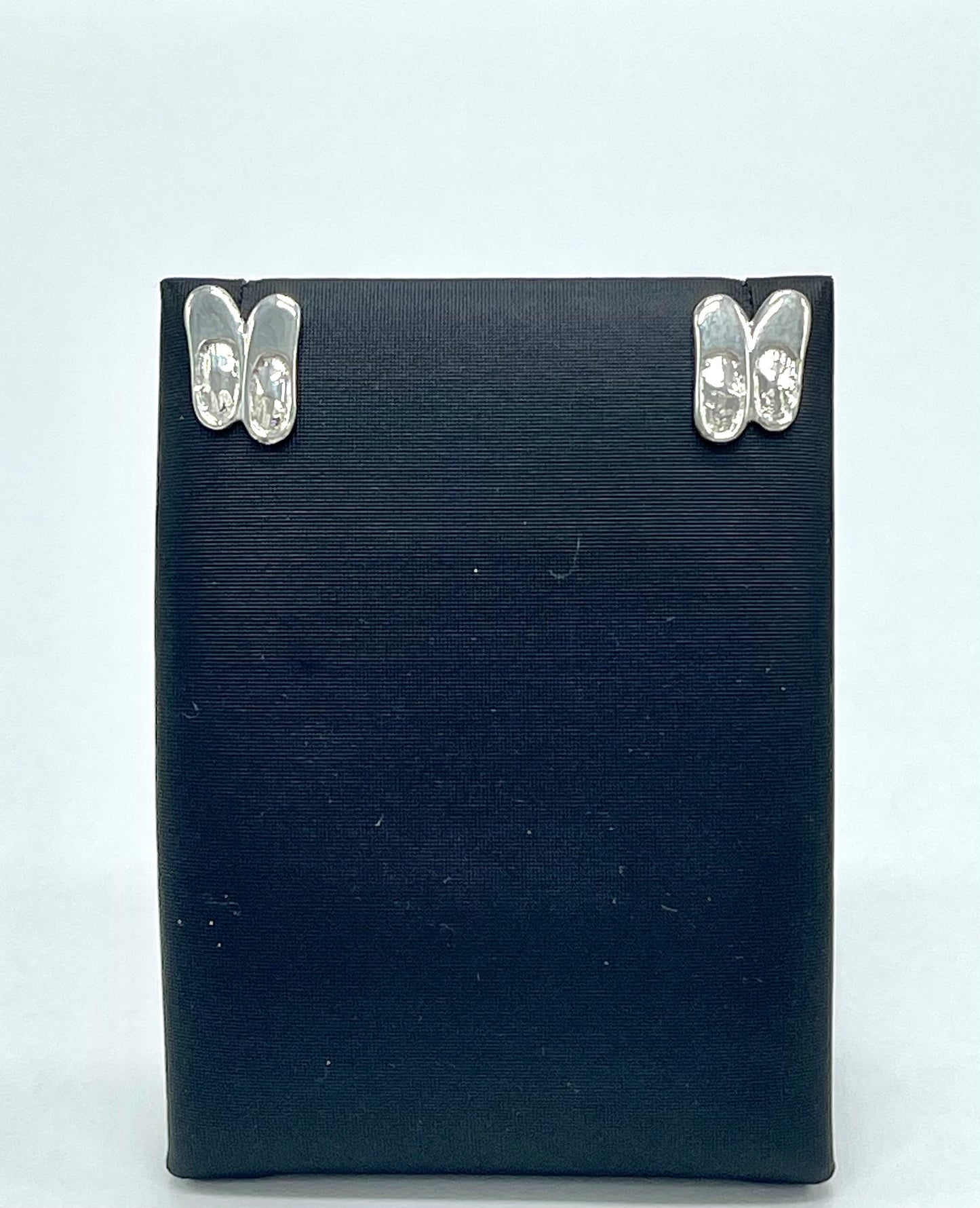 Sterling Silver Ballet Slippers Ballerina Shoes Stud Earrings